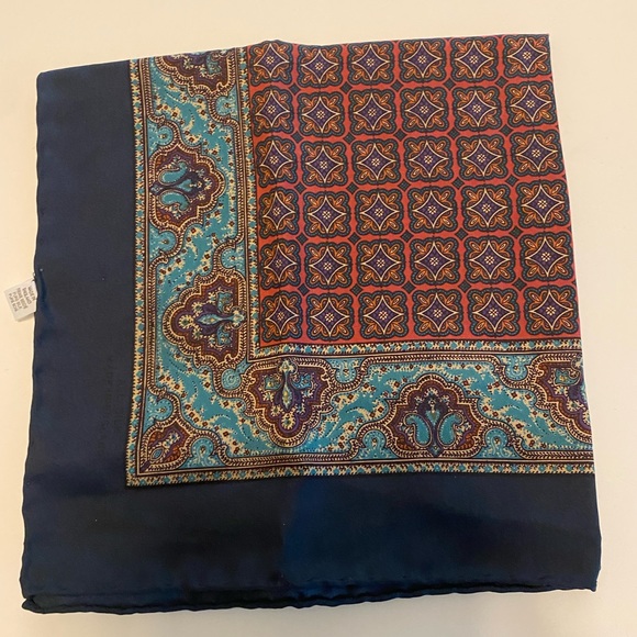 Sulka Mens Silk Scarf - Picture 5 of 5